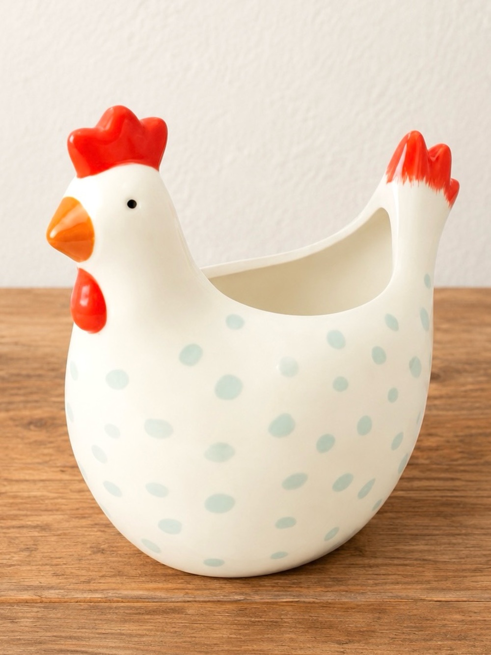 Target Bullseye Playground Ceramic Chicken Vase